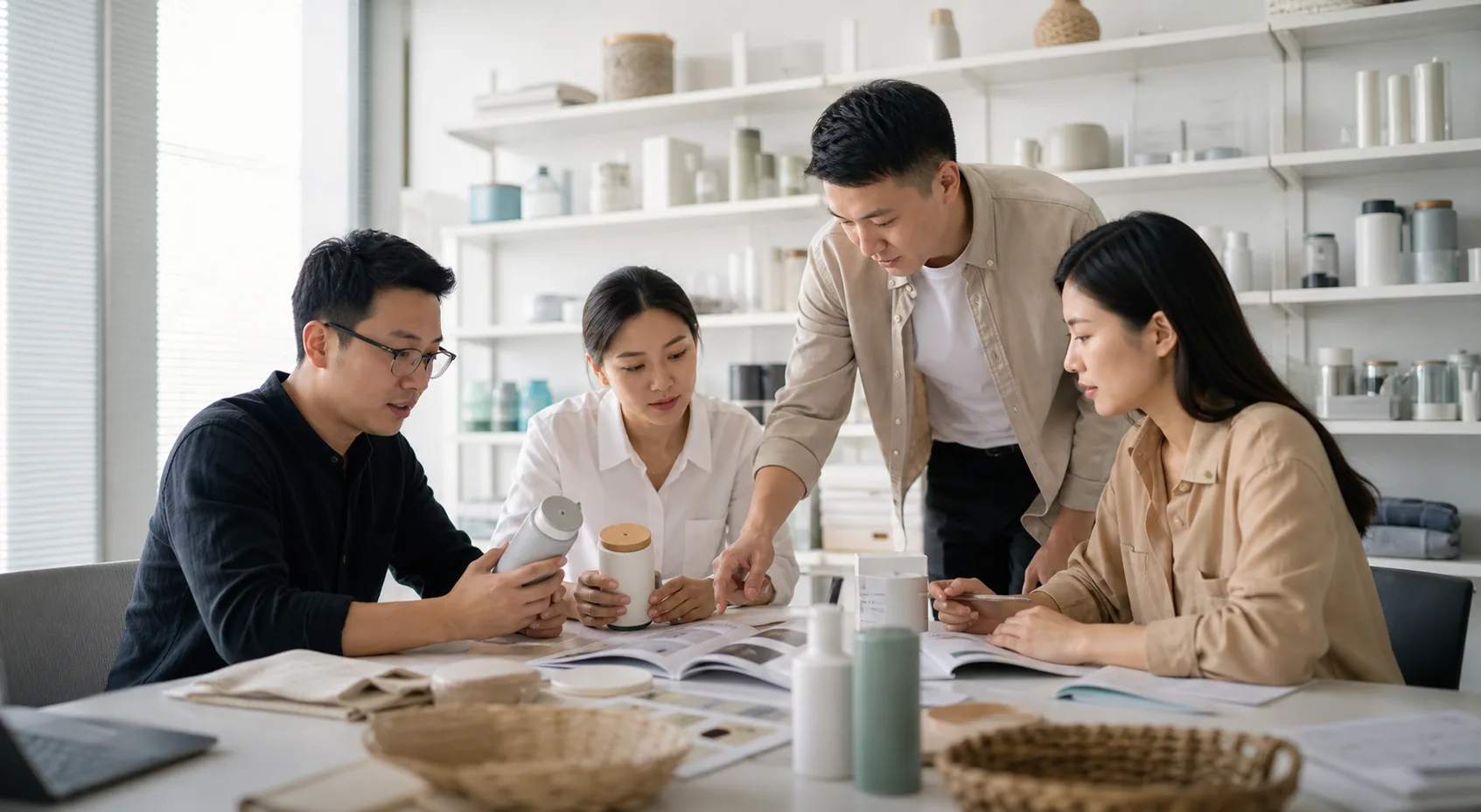 Product and supplier research by a China sourcing team