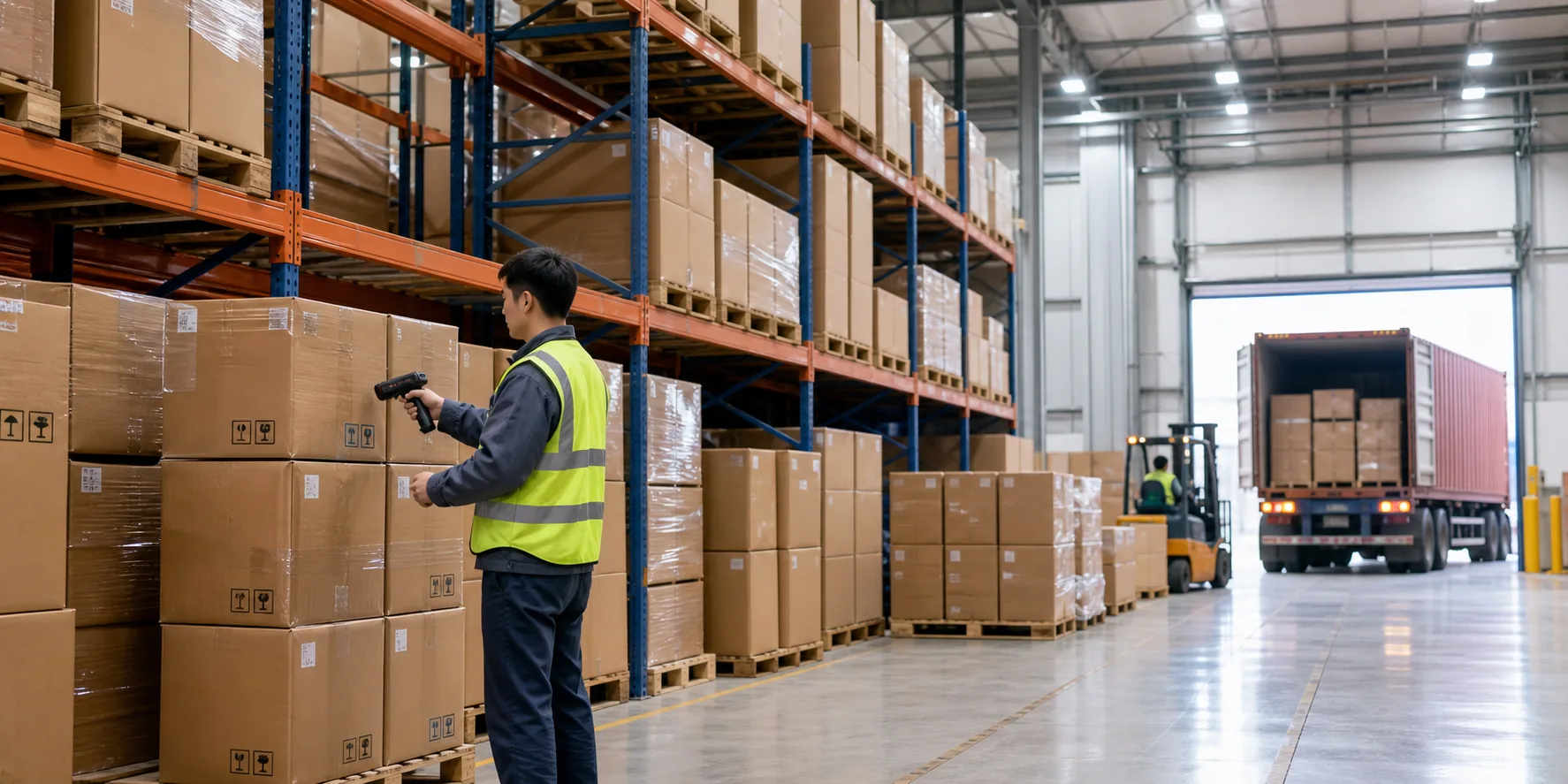 Warehouse handling and shipment preparation in China